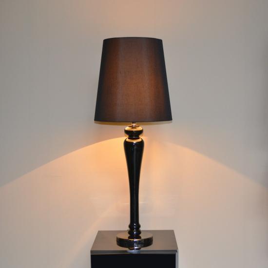 TABLE LAMP METROPOLITAN  GT13090 GLASS BLACK