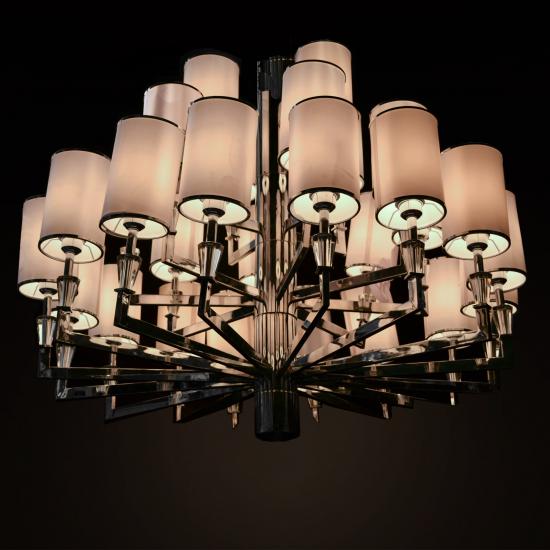 LUSTRE CONTEMPORARY 28 LAMPS WHITE