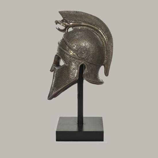 CAPACETE ROMANO BRONZE C/BASE