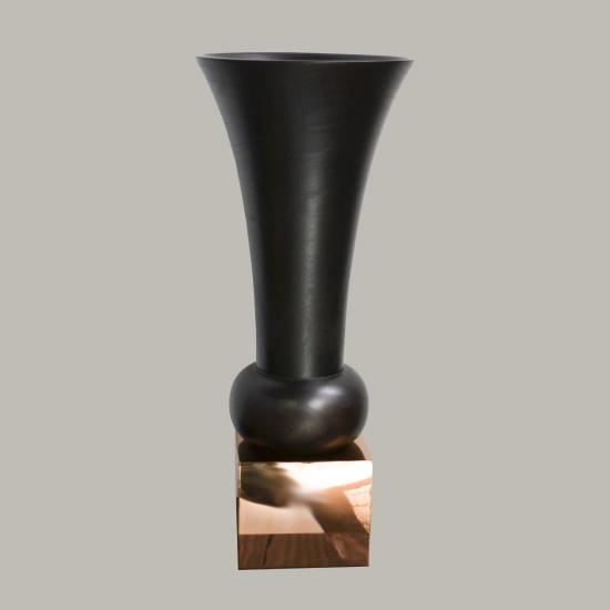 VASO PRETO G BASE COBRE