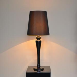 TABLE LAMP METROPOLITAN  GT13090 GLASS BLACK