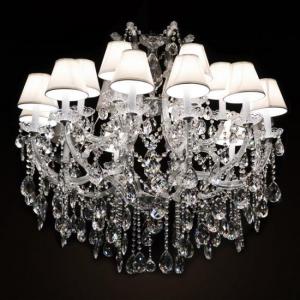 LUSTRE CRISTAL MARIA THERESA 2TIERS 15 LAMPS CRISTAL