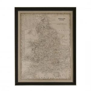 QUADRO MAPA ENGLAND