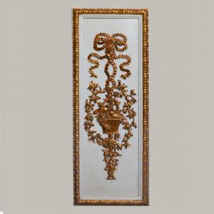 PAINEL LOUIS XV OURO/PATINA 1201B