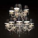 LUSTRE CRISTAL MARIA THERESA 2TIERS 15 LAMPS CLEAR 1