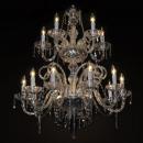 LUSTRE CRISTAL MARIA THERESA 2TIERS 15 LAMPS CLEAR 3