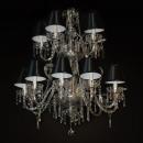 LUSTRE CRISTAL MARIA THERESA 2TIERS 15 LAMPS CLEAR 2