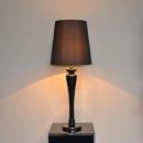 TABLE LAMP METROPOLITAN  GT13090 GLASS BLACK 1