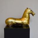 CAVALO HAN DYNASTY  FOLHA OURO 1