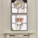 QUADRO SKULL CROWN MIRROR P 2