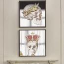 QUADRO SKULL LAUREL MIRROR G 2